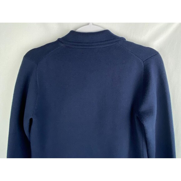 J.Crew 365 Blazer Womens Small Navy Blue Cropped single-button sweater-blazer - Picture 9 of 10